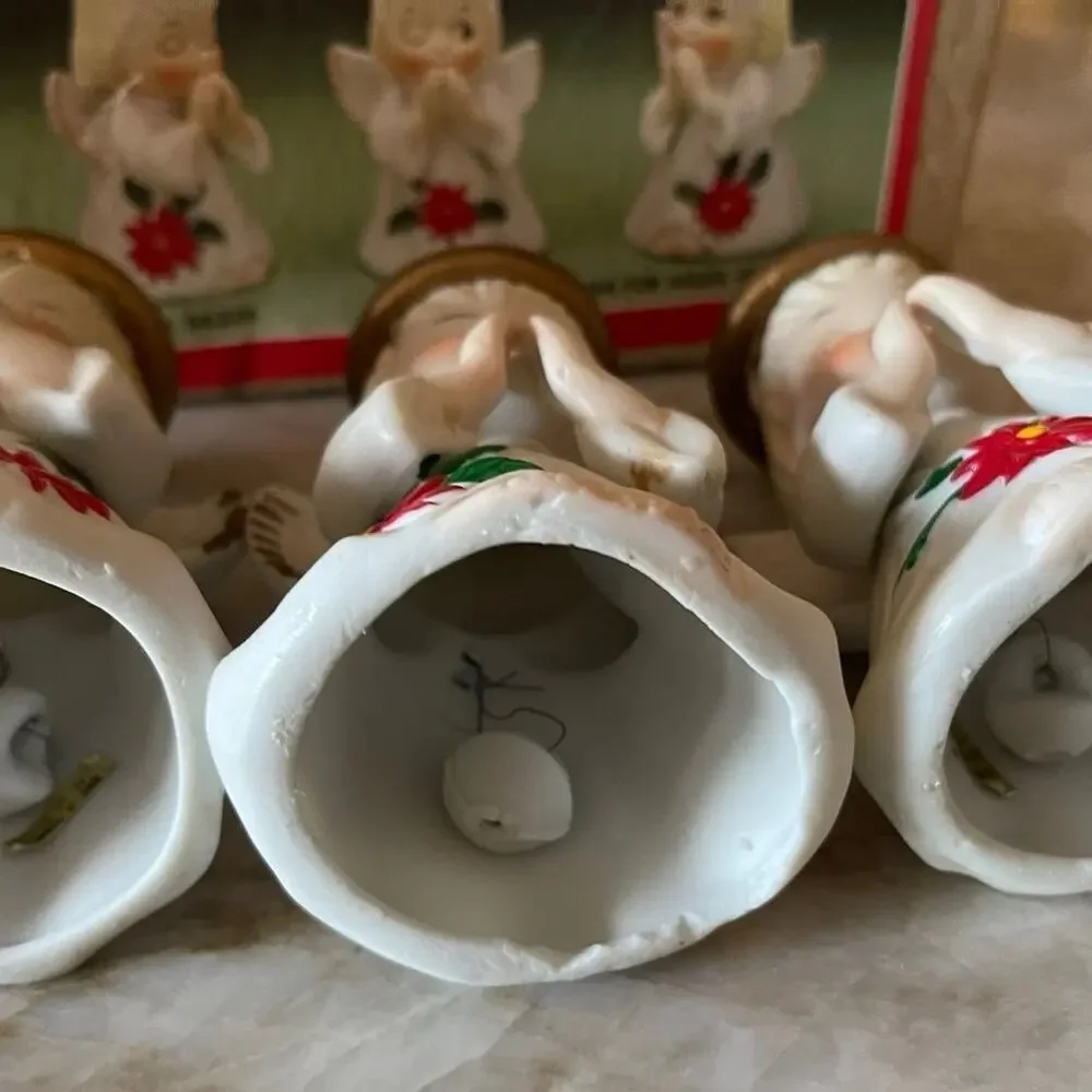 House of Lloyd vintage angel bells set of 3 NEW in box Christmas
